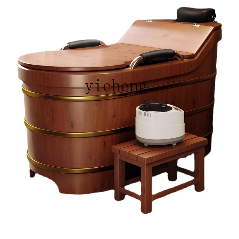 

YY Bath Wooden Bucket for the Elderly Can Use Solid Wood Bath Bucket Wooden Bathtub for Home Use