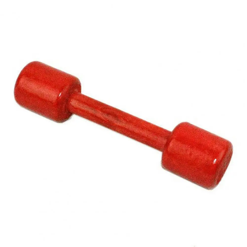 Good Toughness Kids Dumbbell Multifunctional Muscle Training Useful Kindergarten Physical Exercise Wooden Dumbbell