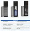 commercial standing water dispensers warm hot and cold with refrigerator or storage cabinet or with bottom load or UF RO option 2