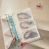 A6 Transparent Pvc Cover Loose-leaf Kpop Idol Card Album Storage Book Binder Photocards Journal Diary Cover School Stationery 5