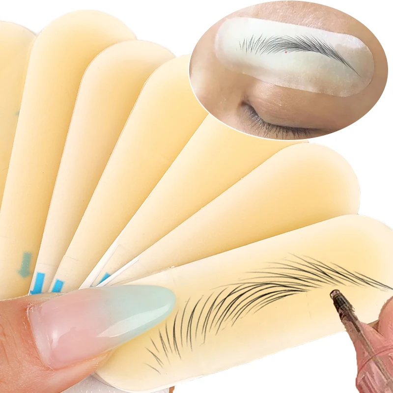 Silicone Tattoo Training Supplies Eyebrow Protection Stickers