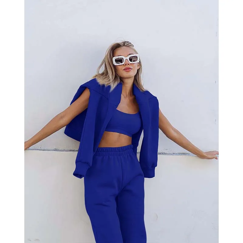 

Elegant Woman Set Outfits Vintage Sets Women Outfits Winter Clothes Women Set Bodycon Two Piece Casual Clothes Hoodie Pants Suit