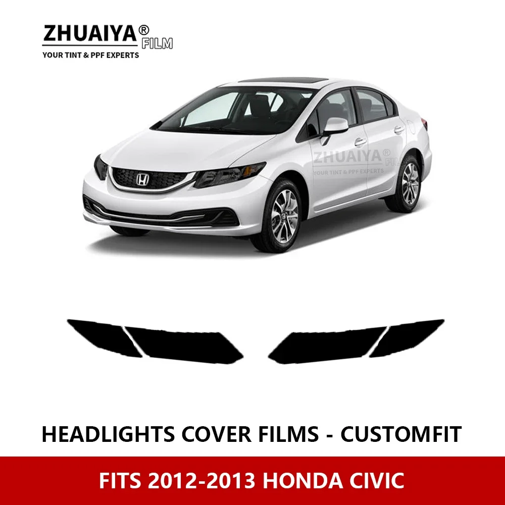 

Защитная пленка для передней фары автомобиля HONDA CIVIC 2012-2013 с защитой от царапин