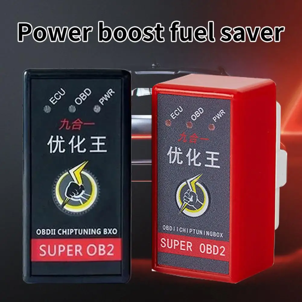 New Super OBD2 Nitro OBD EcoOBD2 ECU Chip Tuning Box Plug Car Fuel Save More Power Hot Upgrade With Switch