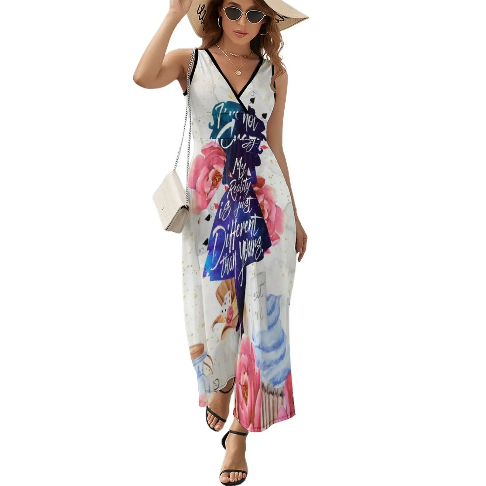 

Alice - I'm Not Crazy женское вечернее платье без рукавов 2024 одежда для выпускного вечера женское летнее длинное платье