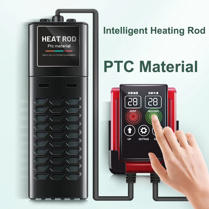 220V New Aquarium Submersible Heater Fish Tank LCD Display