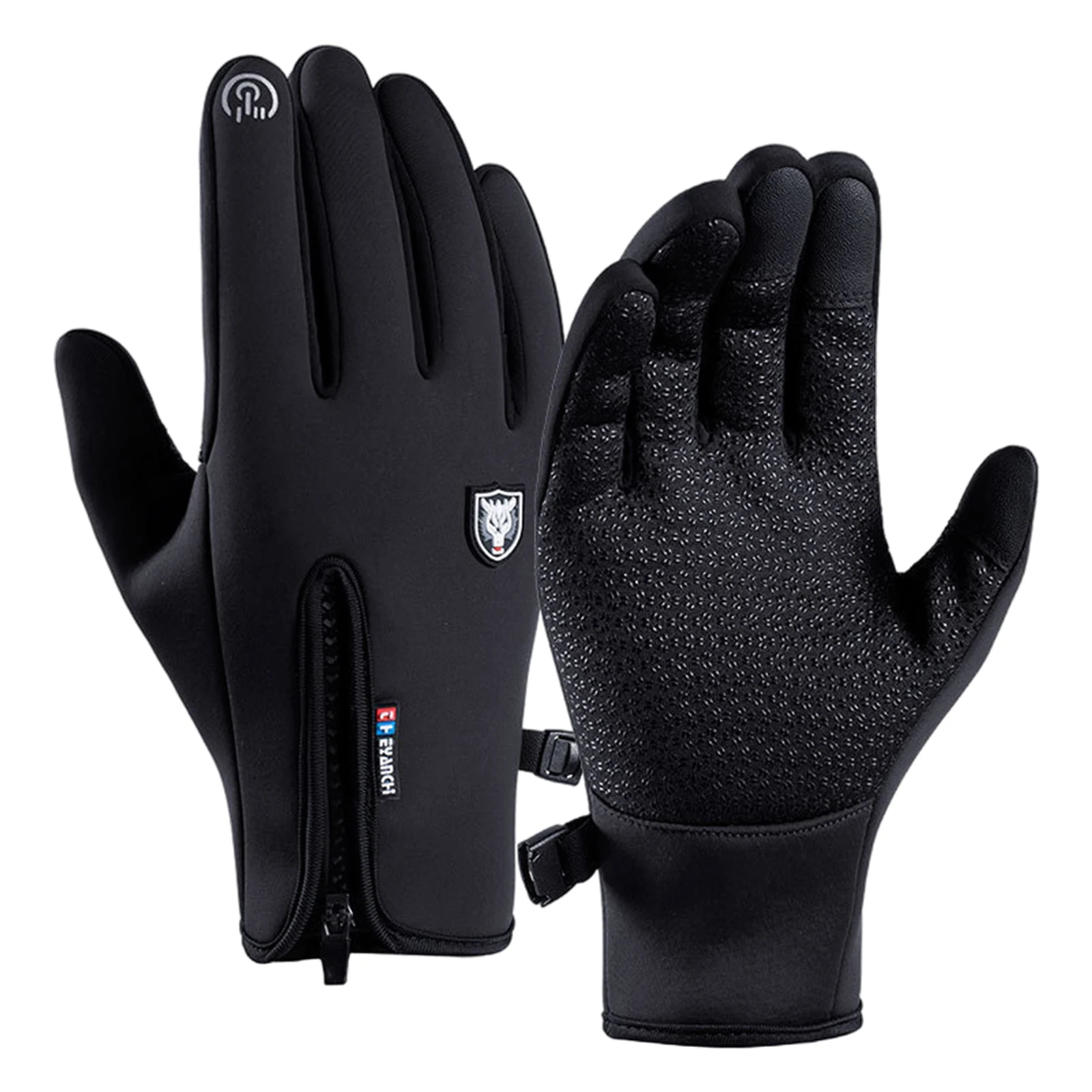 

Winter motorcycle gloves Men Women full finger bike gloves Touchscreen Glove for Winter Outdoor Ski cycling thermal gloves