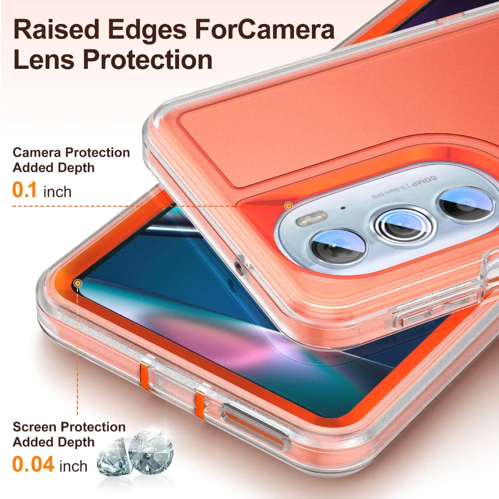 Premium Heavy Duty Rugged Case with 3-Layer Shockproof Protection and Kickstand