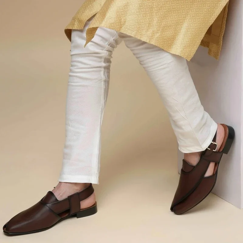 

Black Sandals for Men Brown Pu Leather Buckle Strap Men Shoes Leisure Vacation Beach Shoes Size 38-46 Free Shipping