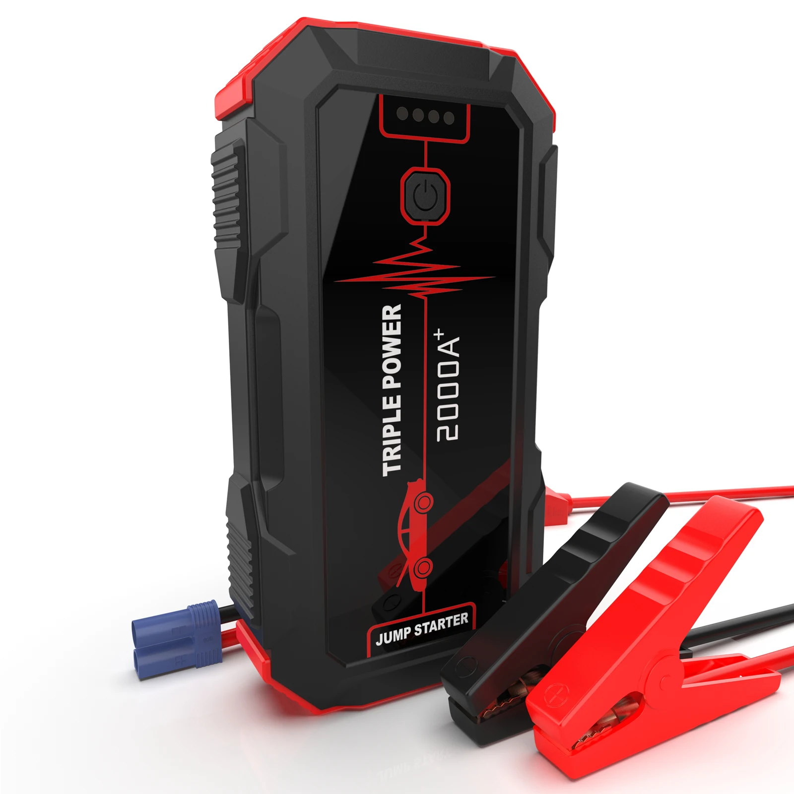 

power bank 20000mah general car jump starter peak current 2000A jump starter for Gasoline and Diesel