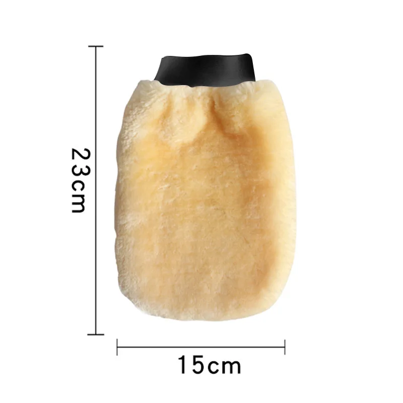 1/5Pcs Double-sided Plush Car Wash Gloves Soft Thickened Imitation Wool Wiping Car Dusting glove Polishing Waxing Cleaning Tools car cleaning gloves