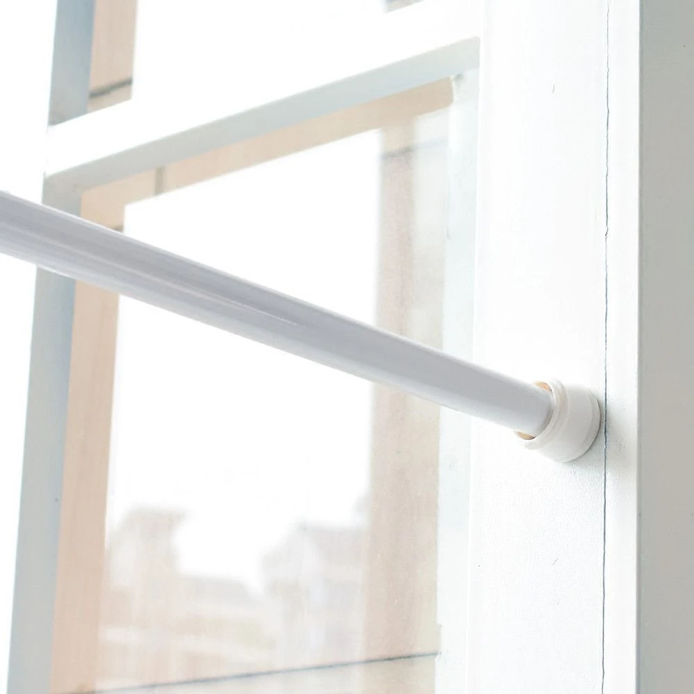 Spring Loaded Net Curtain Tension Rod Pole Rods Telescopic Pole