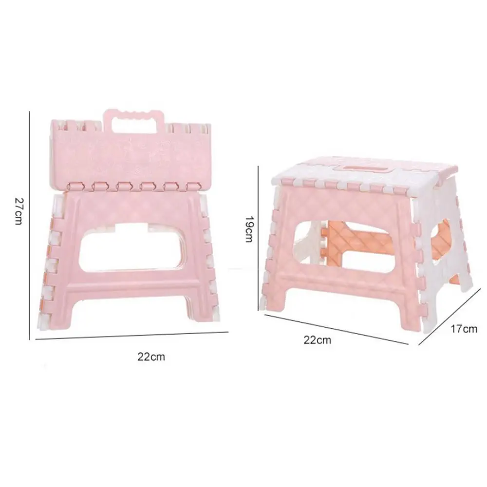 PP folding stools Portable lightweight chairs for picnic BBQ beach bathroom kitchen office garden camping fishing outdoor chair