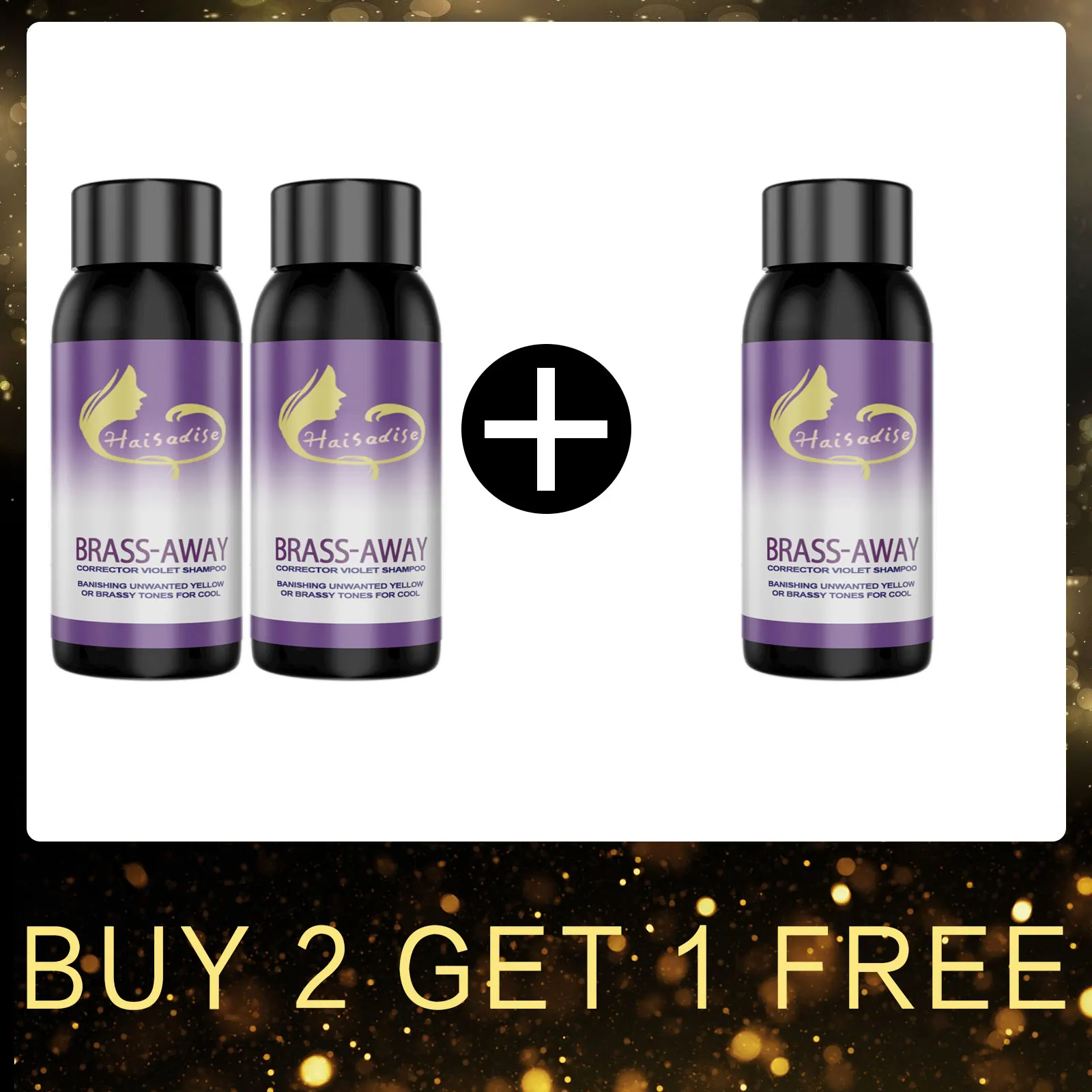 Purple Shampoo for Blonde Hair - Remove Yellow Tones, Strengthen & Repair Color-Treated Hair