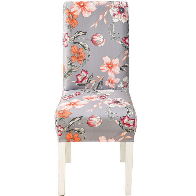 Chair Covers for Dining Room Printed Stretchable Dining Chair Slipcover Washable Removable for Kitchen Hotel,Restaurant