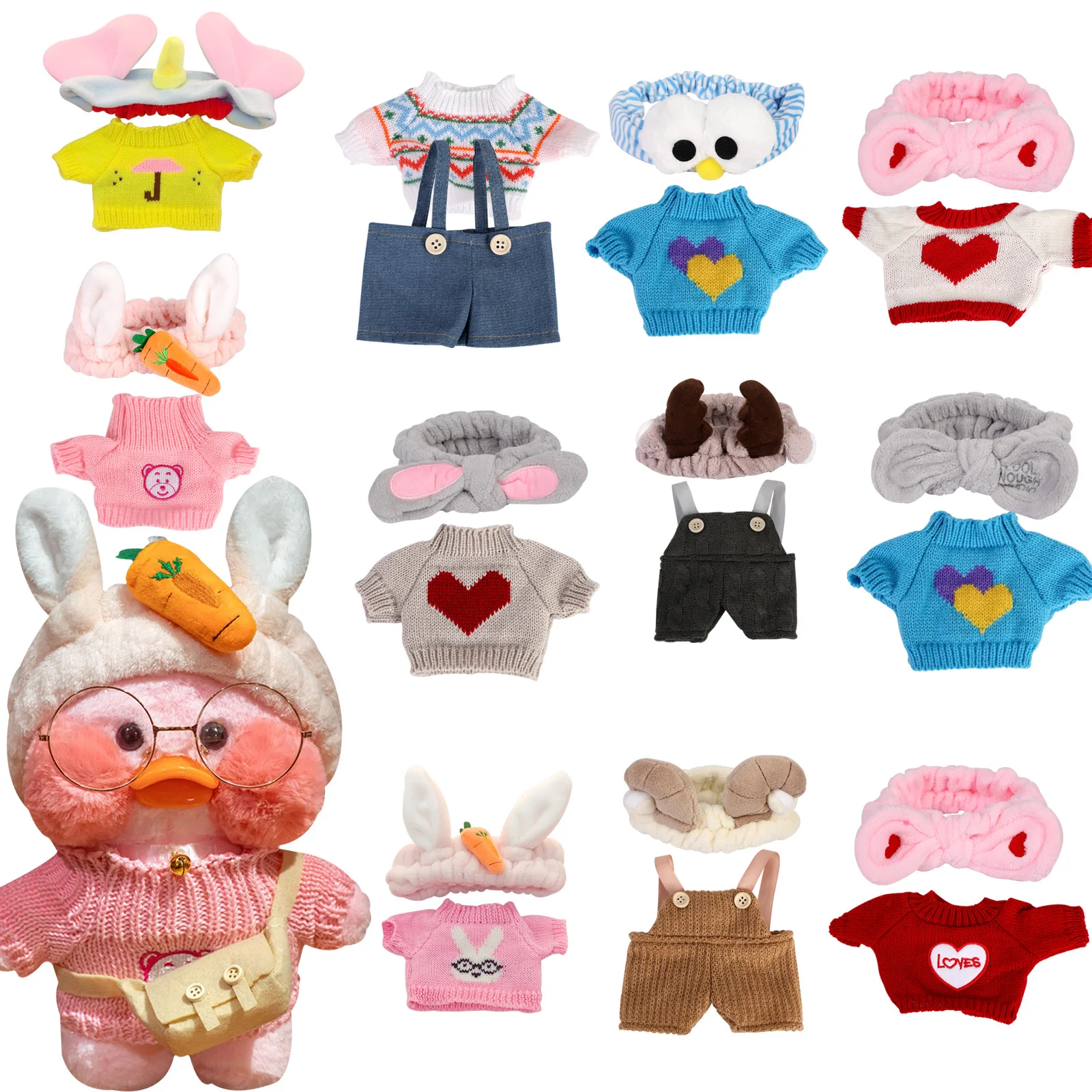 Аксессуары для одежды 30 см плюшевая повязка волос с изображением героев