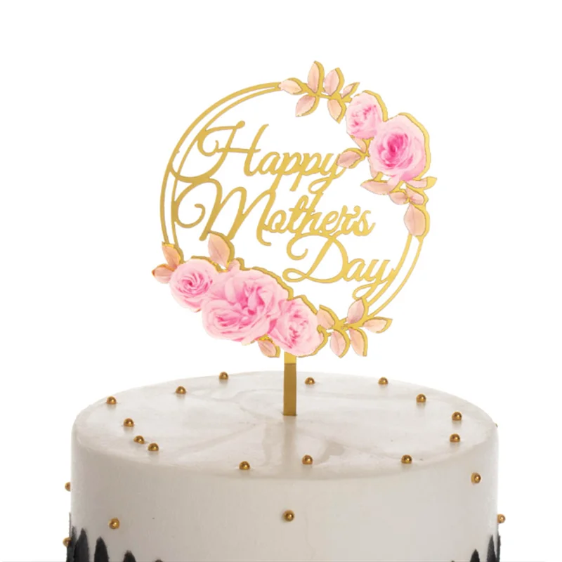 Mothers Day Cake Disc, Cake Charm, Acrylic Cake Disc, 5cm Cake Charm,  Mothers Day Cake Topper 