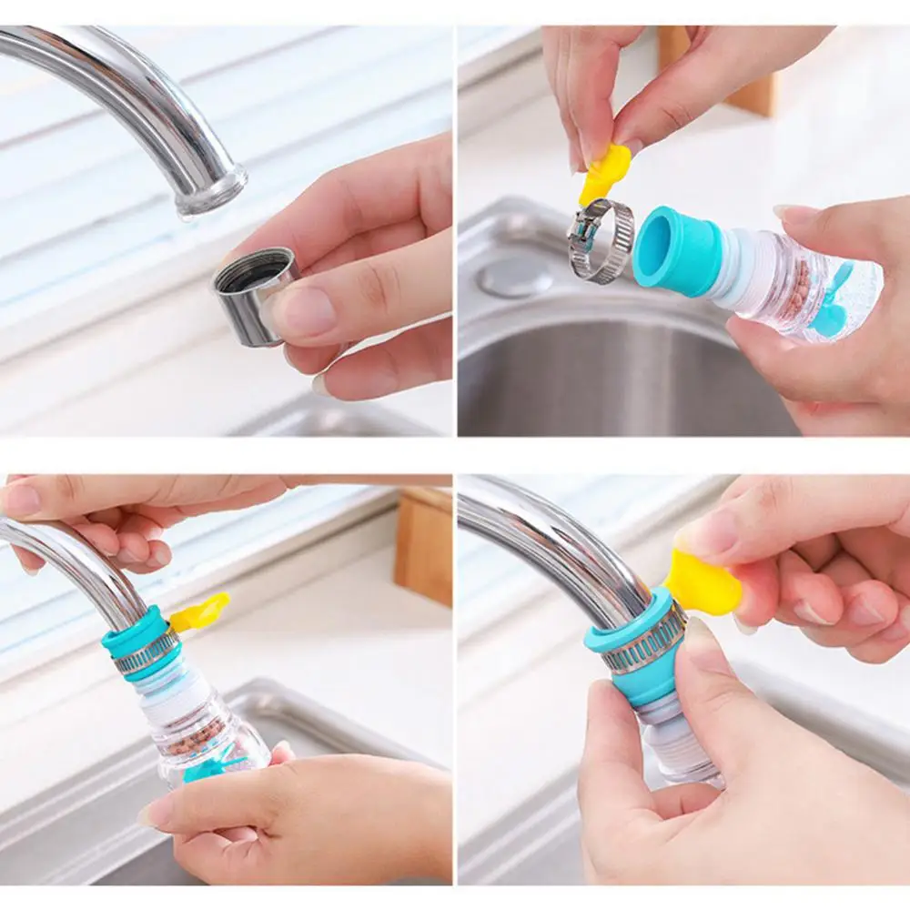 Description Picture 4 of itemKitchen Anti-Splashing Faucet Can Rotate Extend The Filter Home Universal Water Faucet Multifunction Wash Basin Shower Faucet