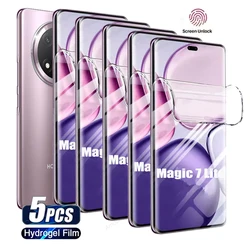 Premium Hydrogel Screen Protector Set - Pack of 5 Soft Films - Honor Magic4 Pro (Soft Hydrogel Film)