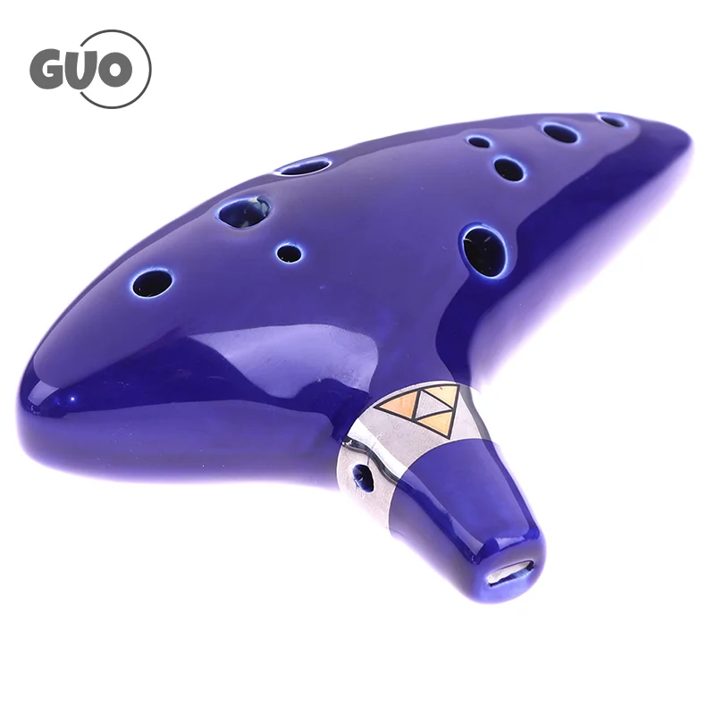 12 Fori The Legend Ocarina Of Time Blue Alto C Flute Wind Instrument Suono Naturale Facile Da Imparare Regalo Fine Spedizione Gratuita