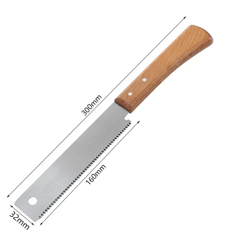 Flush Japanese Tools Double-edge Steel Woodworking Blade Flexible Cut Sharp Sawtooth For Saw Small Saw Hand Trimming 6