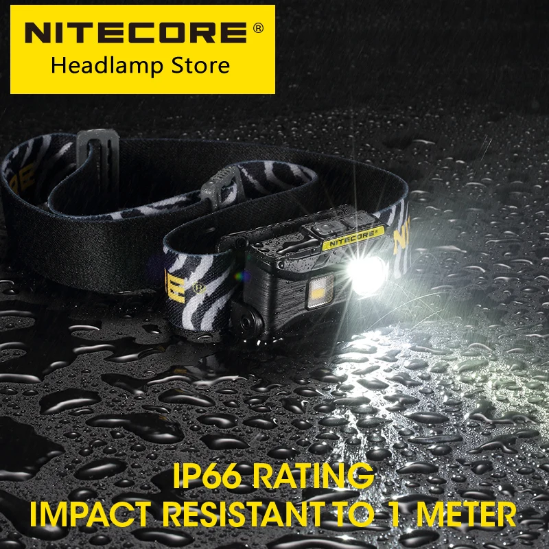 Discount Nitecore NU25 Rechargeable Headlamp Built-In Battery 3 Light  Source Headlight Outdoor Running Hiking Camping Backpacker