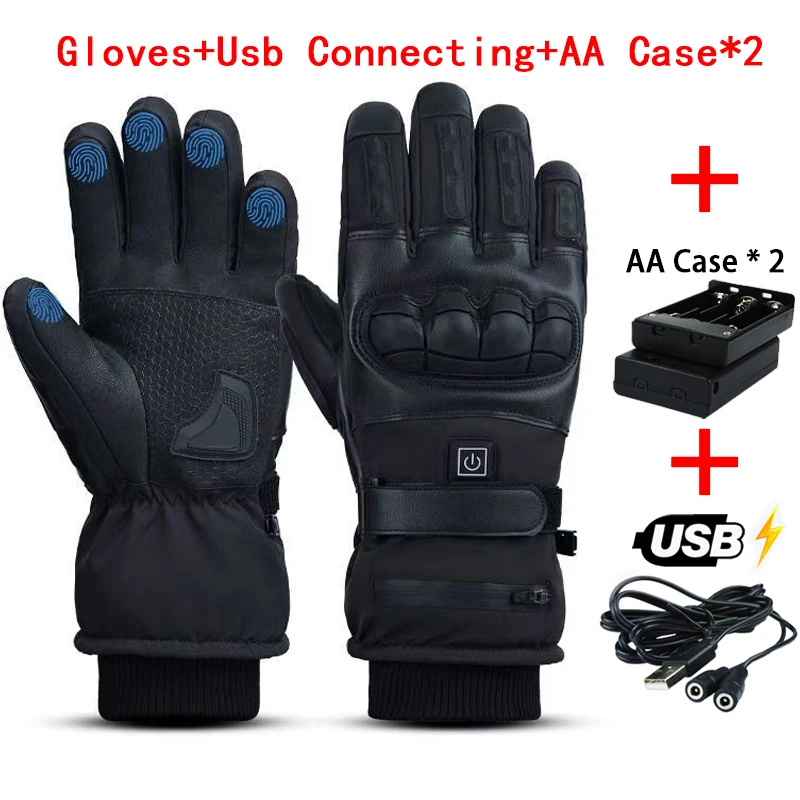 Heated Waterproof Electric Winter Gloves 1