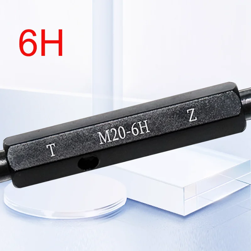 1개 스틸 메르큐리 게이지 미세 나사 플러그 게이지 M11 M12 M14 M16 M18 M20 M22 M24 M26 M28 M30 - M60 나사 간격 1.5