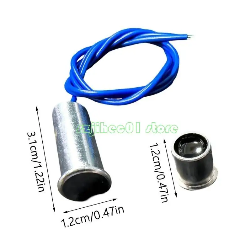 도난 경보 시스템 용 QX2A 110-220V 와이어 마그네틱 스위치 마그네틱 스위치 NC/NO Recessed 와이어 창문 스위치