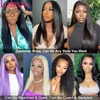 Luduna Straight Bundles Human Hair Brazilian Human Hair Bundles Remy Extensions 1/3/4 Bundle Deal Weave Double Weft Hair Weaving 6