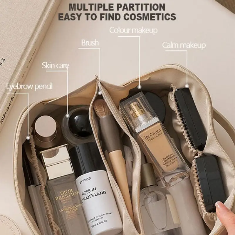 Large Capacity Travel Cosmetic Bag Multifunction Travel Cosmetic Bag Women Toiletries Organizer Female Storage Make Up Case Tool - 3