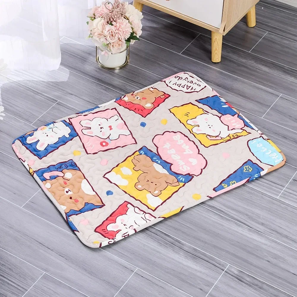 Pet Cooling Mat For Dogs And Cats Breathable Summer Pet Bed Cover_voghion.com