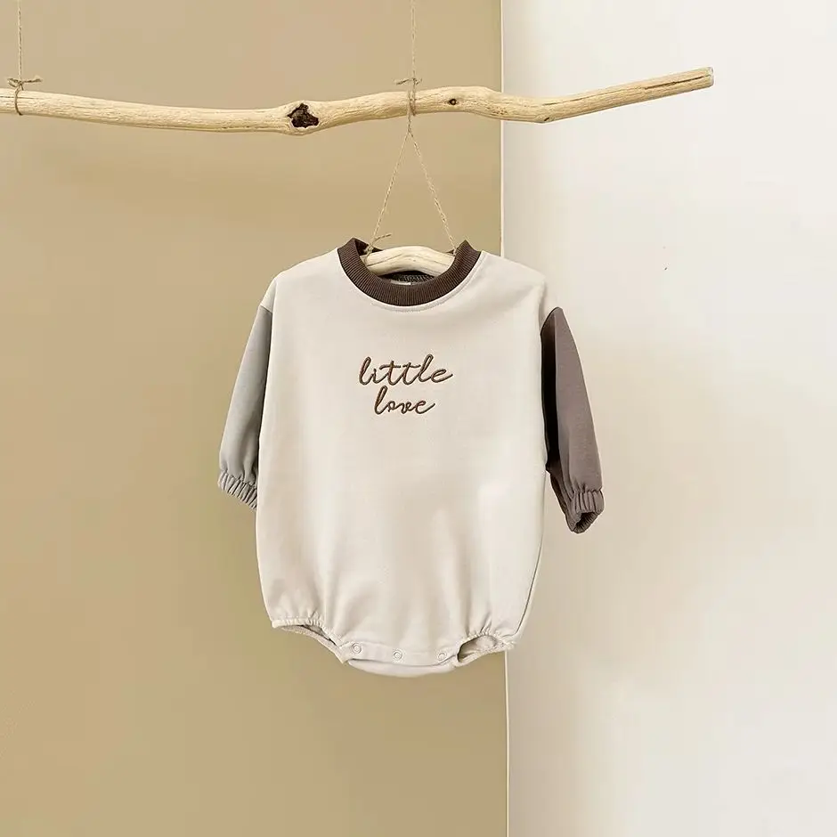 2025 New Baby Romper Summer Newborn Girl Clothing Cotton Long Sleeved Color Triangle Shorts Crawling Children 0-18M Boys Casual 38 2025 New Baby Romper Summer Newborn Girl Clothing Cotton Long Sleeved Color Triangle Shorts Crawling Children 0-18M Boys Casual - Image 6