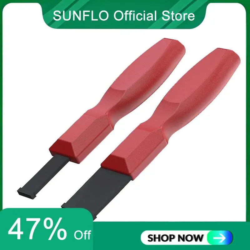 SUNFLO Carbide Scrapers Super Carbide Gasket Scrapers For Metal And Automotive 1-1/4 Inch And 5/8 Inch Set