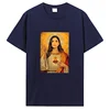 Men Cotton Graphic Tshirt Introver T-Shirt For Dua Lipa Jesus T Shirt Unisex Tops Tees Men's Clothing Streetwear 3