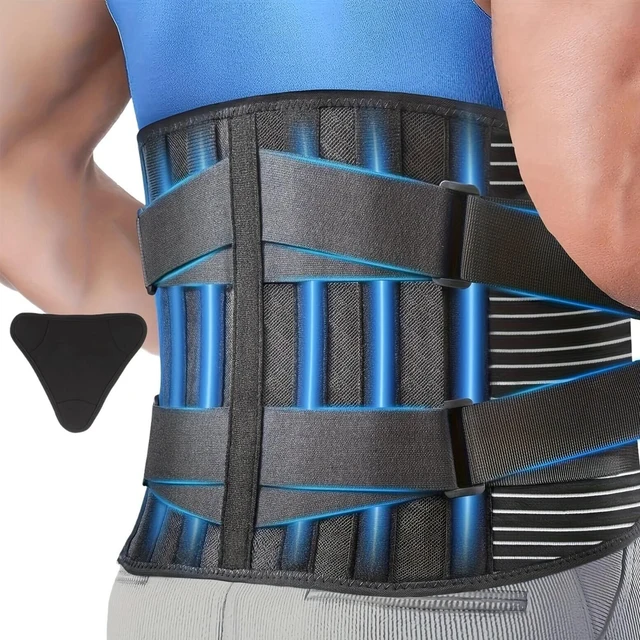 1PCS Lumbar Support Belt for Men & Women - Orthopedic Back Brace for Scoliosis, Herniated Disc, Workout, Posture Correction, Pai