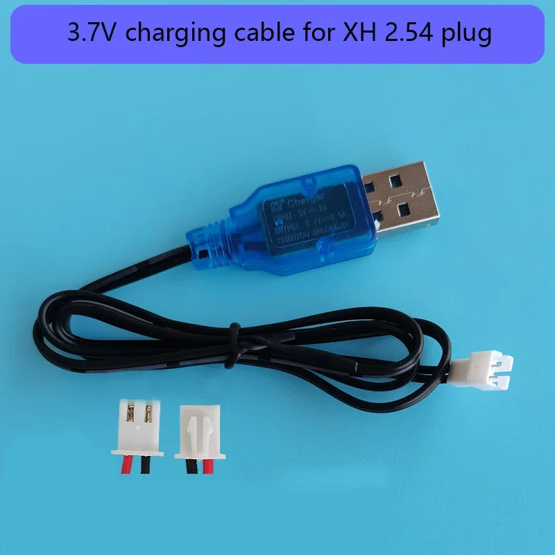 USB charging cable XH 2.54 plug/PH2.0 plug charger with indicator light protection for 3.7V battery battery charger battery charger adapter