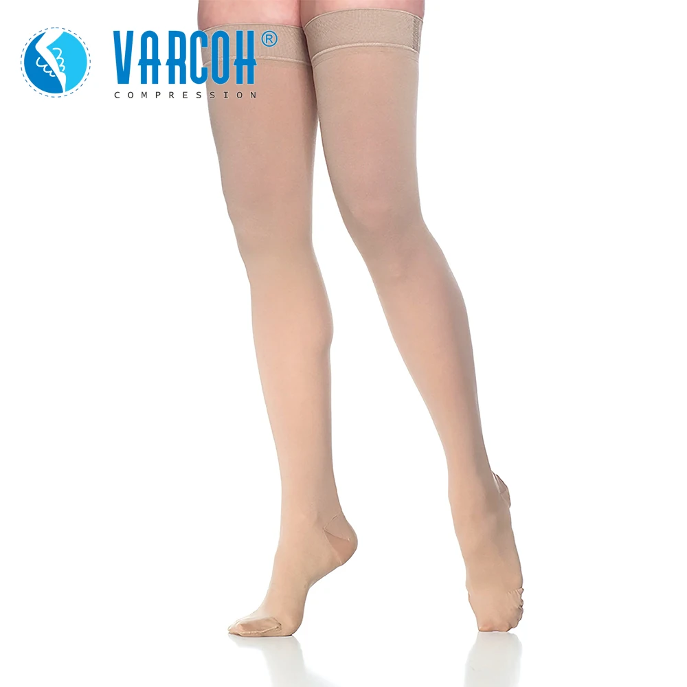 Compression Socks 30-40 mmHg Thigh High Stockings,Best for DVT,Maternity,Pregnancy,Varicose Veins,Relief Shin Splints,Edema