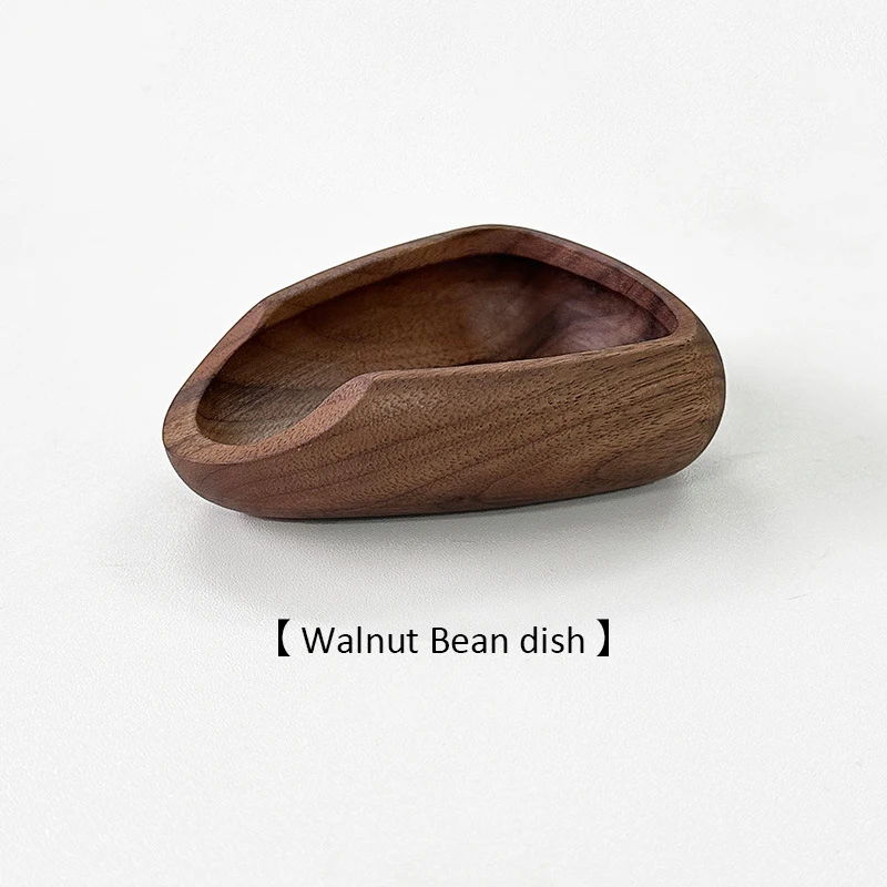 Coffee Accessories Coffee Powder Dish Beans Dose Trays Espresso Dosing Cup Wooden/High Temperature Ceramics Dosing Vessel Portable Espresso Grinder