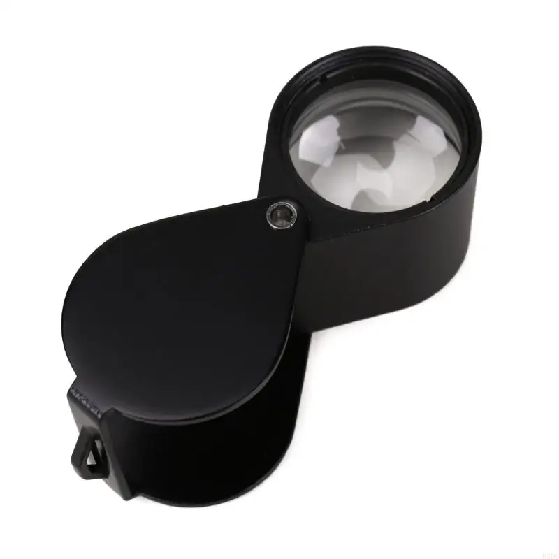 02DC Handheld Magnifying Glass 10X/15X/20X/30X Magnifying Lens Eye-Loupe Magnifier for Science Inspection Jewelry Coin Stamps