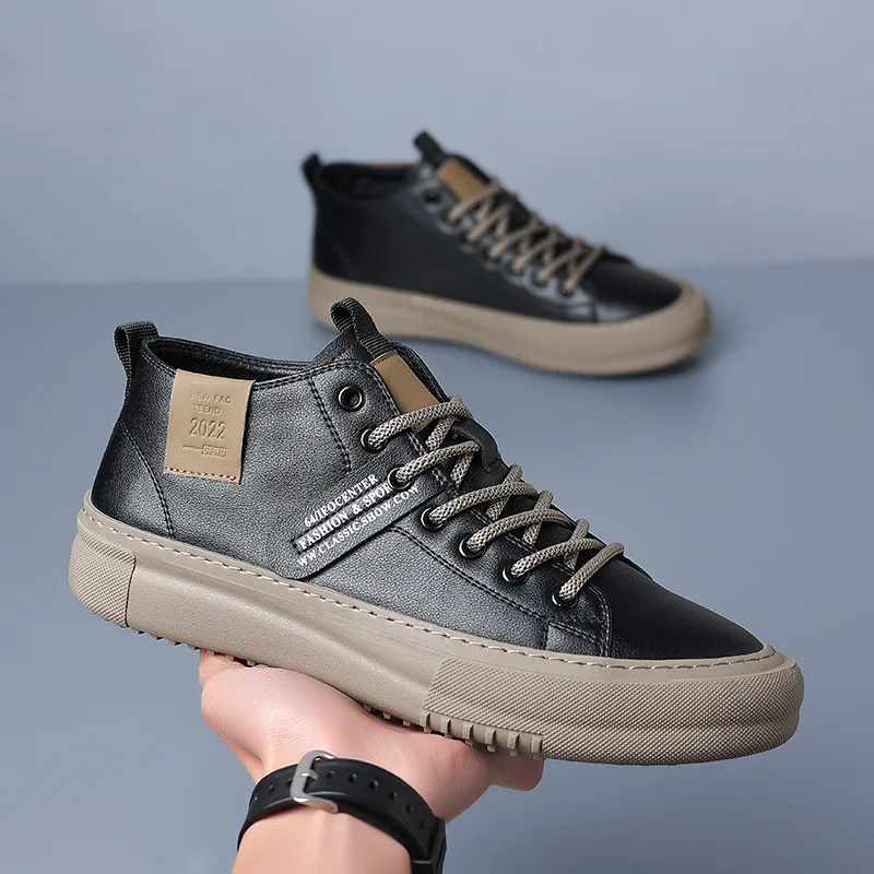 Men's Casual Sports Shoes, Fashionable, Retro, Classic, Handmade, Breathable and Warm, Suitable for All Seasons, Hiking Shoes - 3