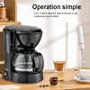 Automatic America Drip Coffee Maker 750ml Large Capacity Filter 110v 220v Desktop America CafÉ Americano Machine 4
