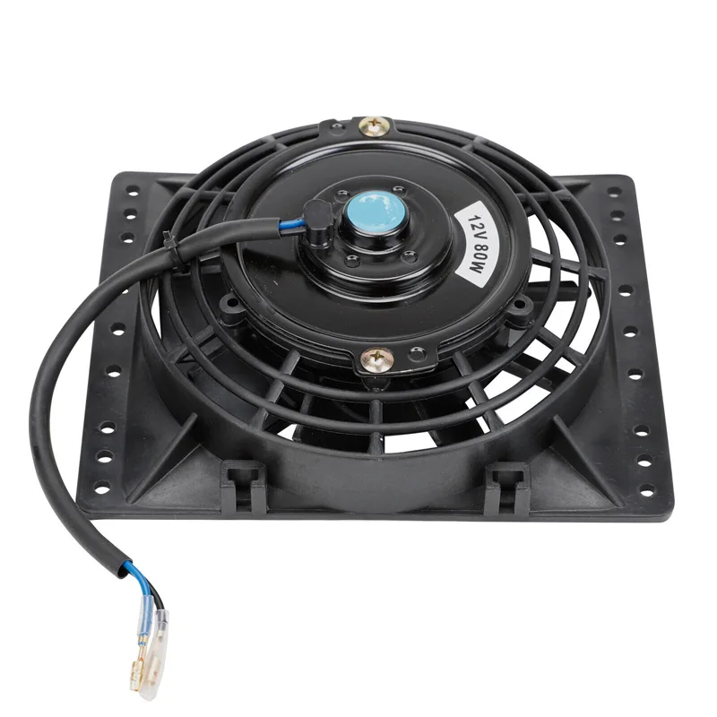 6 Inch Slim 650CFM Radiator Cooling Fans Universal fit Slim Pull Push 12V 80W Direct Replacement Electric Fan with Mount Kit electric fan