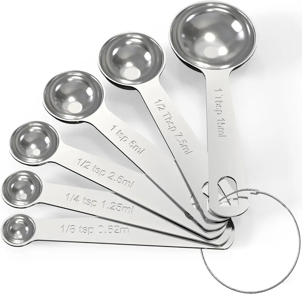 Stainless Steel Measuring Spoons Set for Cooking