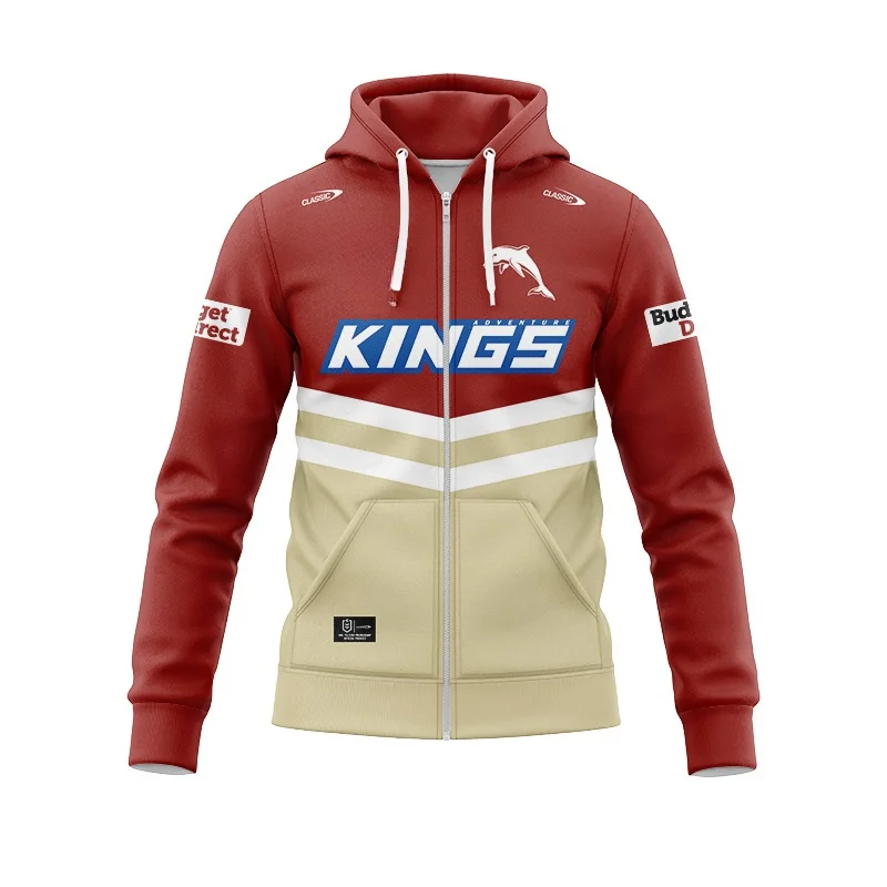 zipper hoodie Dolphins home and away Aboriginal traditional training football jerseys (name and number )