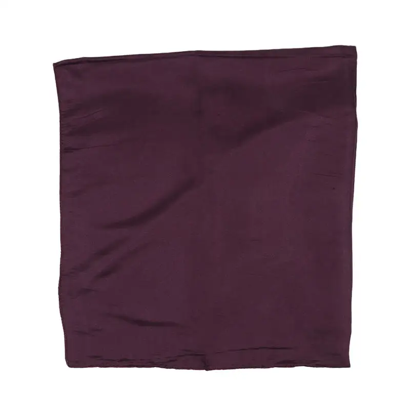 thumbnail image 1 of Women's Polyester Silk-Like Square Scarf Headband Solid Color 90x90cm for Travel, 1 of 5