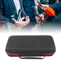 Microphone Carry Bag Microphone Storage Bag Microphone Storage Box Shockproof Drop Proof EVA  Bag Wireless Microphone Case 2