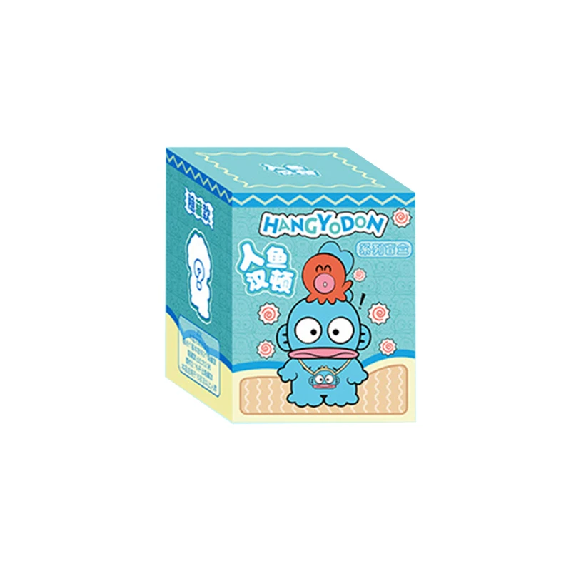 Caja ciega de 8 piezas de sirena Hangyodon, figura de anime de pez de boca grande, decoración de escritorio, regalo sorpresa para estudiantes, caja misteriosa al por mayor