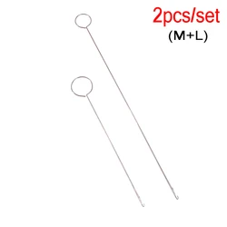 Enhanced Metal Sewing Loop Turner Hook for Fabric Tubes, Straps, and Belts (2pcsset)