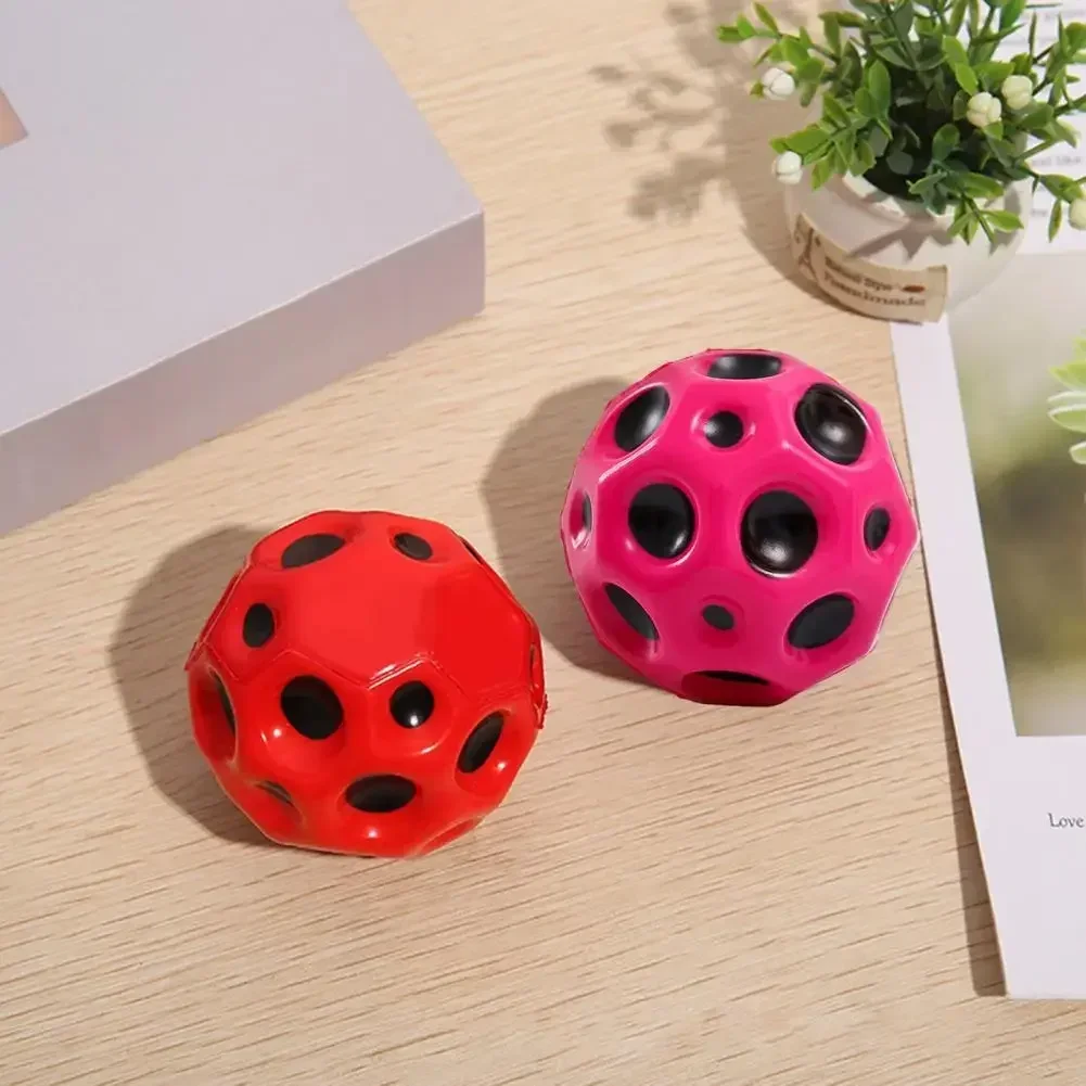 Bouncy Ball Toy 20Pcs Elasticity Porous Design Portable Elastic Jump Ball Durable for Home